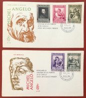 VATICAN - FDC - 1964 - 4th Centenary Of The Death Of Michelangelo Buonarroti - FDC