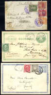 1898 3s Stationery Card Uprated With 1s Koban Green (Yv.61) Tied By Tokio/I.J.P.O D/stamp Addressed To Germany With Hohe - Other & Unclassified