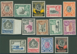 K.U.T 1935-37 Pictorial Defin Set, M (small Mark Lower Corner On Reverse Of £1), SG.110/123, Cat. £475 - Altri & Non Classificati
