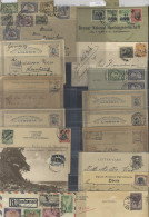 1895-1955 Covers & Postal Stationery (79) Incl. Airmail Firestone Flights, Usage Of Official Stamps On Normal Covers, Ma - Other & Unclassified