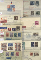 1920-2012 Covers/postcards Or Postal Stationery, Noted - Three 1920 Reg Covers To Switzerland, Airmails & First Flight C - Autres & Non Classés