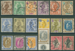 1922-26 MSCA Set FU Incl. Both The £1 Sideways & Upright Wmks, SG.123/140, Cat. £975 (18) - Altri & Non Classificati