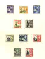 1937-64 M Collection On Leaves Incl. 1938, 1948, 1956 Defin Sets, 1948 Wedding Etc. (115) Cat. £370 - Sonstige & Ohne Zuordnung