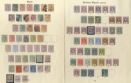 1874-1912 M & U Collection Incl. Lagos 1874-86 Ranges Of Issues To 1s M (3) & U (2), Mixed Wmks & Perfs With 2d Grey Unu - Sonstige & Ohne Zuordnung