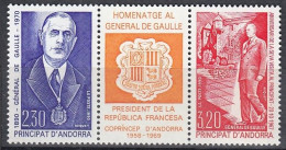 FRENCH ANDORRA 418-419,unused - Other & Unclassified