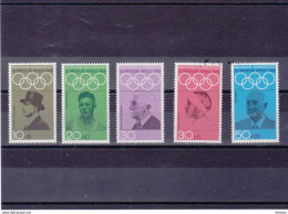 RFA 1968  JEUX OLYMPIQUES DE MEXICO Yvert 426-430; Michel 561-565 NEUF** MNH Cote Yv: 4 Euros - Unused Stamps