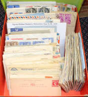 Postal History Accumulation In A Box File, Mostly Commercial Mail With Many Registered Envelopes, Incl. A Range Of Lagos - Sonstige & Ohne Zuordnung