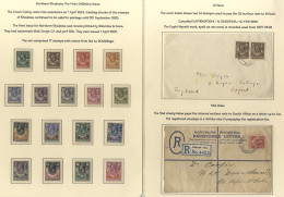 1925-63 M Collection (+ Covers) Superbly Written Up On Leaves In Protectors, Comprising A Complete Run Through Of Stamps - Sonstige & Ohne Zuordnung