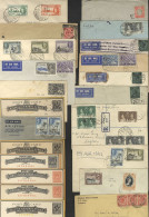 1905-53 Postal History Accumulation Incl. Envelopes From KEVII-KGVI Posted At Various Rates, Some FDC's, A Few First Fli - Sonstige & Ohne Zuordnung