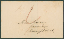 C1849 Entire Addressed To 'Miss Murray, Parsonage, Graaf-Reinet,' Rated '6' And Marked 'pp 4.' Note: The Murray Correspo - Other & Unclassified