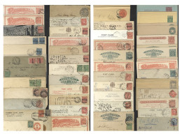 Postal History Accumulation Incl. M & U Postal Stationery, Note - Used 1d Newspaper Wrapper, PPC's, Plus Seven Stamped E - Other & Unclassified