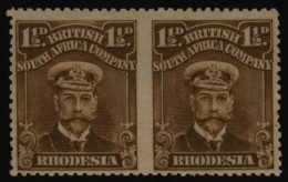 1913-19 Admiral 1½d Ochre Horizontal Pairs Showing 'IMPERFORATE BETWEEN' Variety, Fine M (gum Toned), SG.197a. (2) Cat.  - Sonstige & Ohne Zuordnung