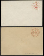 RUSSIA/UKRAINE 1881 Odessa Red Cross Postal Stationery, Two Different Unused Stationery Envelopes. - Autres & Non Classés