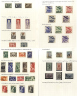 1927-51 M & U Collection Incl. 1921 Agricultural Exhib Imperf Set, P.12½ & 13½ Issues, 1924 Mourning Range Of Printings, - Autres & Non Classés