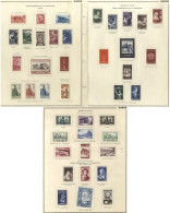 1920-58 M Collection Incl. 1921 Buildings Set (no 40m Red But With 20m P.10½ & 30m Colour Error), 1921 Surcharges 25c To - Other & Unclassified