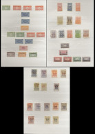 1916-61 M Collection In A Stock Book Incl. 1916 P.12 Set With Two Additional ½pi (Cat. £535), P.10 1pi, Roulette Set, 19 - Autres & Non Classés