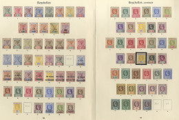 1890-1961 Predominantly M (a Few U) Collection On Imperial Leaves Incl. 1890 To 96c Mixed Dies M (Cat. £200), Surcharges - Sonstige & Ohne Zuordnung