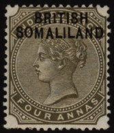 1903 4a Slate Green Showing The 'BR1TISH' Overprint Variety, Fine M, SG.6a. (1) Cat. £525 - Sonstige & Ohne Zuordnung