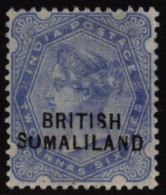 1903 2½a Ultramarine Showing The 'SUMALILAND' Overprint Variety, Fine M, SG.18b. (1) Cat. £250 - Sonstige & Ohne Zuordnung