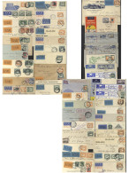 AIRMAILS/FIRST FLIGHT Covers Group Incl. 1925 Flight Cover, Majority Are 1929 & 1932 Flights, Also A Few 1936 Empire Exh - Autres & Non Classés