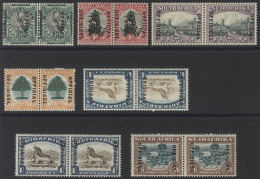 OFFICIALS 1930-47 M Range 'SUIDAFRIKA' (one Word) Issue Comprising ½d, 1d, 2d, 6d, 1s (2) - Wmk Inverted & Wmk Upright,  - Altri & Non Classificati