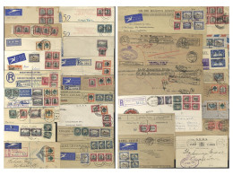 OFFICIALS USED ON COVER 1916-54 Incl. Some Pairs Used On Cover, Noted - SG.O14, O16 & O47a (Cat. £190 Used, Creased), So - Autres & Non Classés