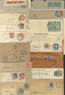 1915-24 Postal History Group Of Covers/stationery (30) Etc, Diverse Frankings And Cancels, Several Registered, Censors,  - Altri & Non Classificati