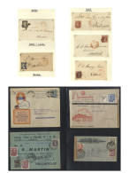 1850-c1950’s Stamped Cover & Fronts Collection In An Album Incl. 1850 6c (cover & Front), 1851 6c (2 Covers), 1852 6c (2 - Autres & Non Classés