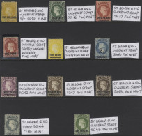 1868-94 M Range Comprising 1868 5s Orange (SG.20), 1884 ½d & 1d (SG.36/7), 1890 1d Wmk Reversed (SG.38x), 2d & 2½d (SG.3 - Sonstige & Ohne Zuordnung