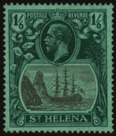 1927 MSCA 1/6d Grey & Green-green Showing The 'cleft Rock' Variety, Fine M, SG.107c. Scarce. Cat. £450 - Altri & Non Classificati