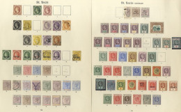 1862-1952 M & U Collection On Imperial Leaves Incl. 1860 1d Unused, Trimmed Perfs (Cat. £100), 1863 1d M (Cat. £95), 186 - Other & Unclassified