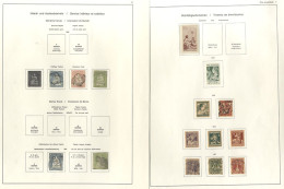 1854-1985 Extensive M & U Collection Incl. Imperfs (10), Helvetia Perf Issues To 1fr (2), Numeral Issues, Standing Helve - Other & Unclassified