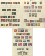 1851-1958 M & U Collection On Imperial Leaves Incl. Imperf Britannias (8), 1859 4d (damaged), 6d Cut Close (Cat. £550),  - Andere & Zonder Classificatie