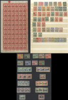 1882-1967 M Collection/accumulation On Stock Leaves Incl. 1883-94 Vals To 1s, Britannia Issues To 1s (5), War Tax Ovpts  - Other & Unclassified