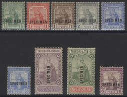 1921-22 MSCA Set Optd SPECIMEN, M (6d - Tones), SG.2065/2155. Cat. £300 (9). - Sonstige & Ohne Zuordnung