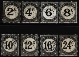 1947 Postage Due Set FU, SG.D26/33. (8) Cat. £180 - Autres & Non Classés