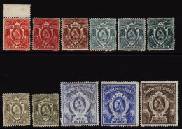 1898-1902 Crown CA/CC Set M, Incl. Four Extra Shades, SG.84/91. (11) Cat. £380 - Other & Unclassified