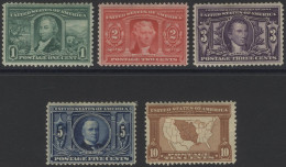 1904 Louisiana Purchase Set, Fine M, SG.330/4. (5) Cat. £375. - Autres & Non Classés