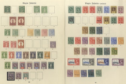 1866-1952 M Collection On Imperial Leaves Incl. St. Ursala 1d Green (5), 1d Red (2), 4d Lake (2), 4d Red, 6d (to Sort),  - Other & Unclassified