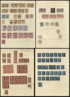 MISCELLANEOUS Mainly QV Ranges On Leaves Etc. Incl. Mulready 1d Wrapper Unused, Envelope & Wrapper Av U, Ocean Penny Pos - Other & Unclassified
