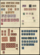 MISCELLANEOUS Mainly QV Ranges On Leaves Etc. Incl. Mulready 1d Wrapper Unused, Envelope & Wrapper Av U, Ocean Penny Pos - Autres & Non Classés