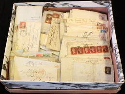 PRE-STAMP To KGVI Period Postal History Accumulation Incl. 1841 Reds, Perf Reds, 1841 2d Covers Etc. Scottish Interest,  - Autres & Non Classés