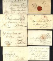 DERBYSHIRE - DERBY 1788-1904 Covers & Cards Incl. Good Strike Of The Scarce DERBY/127 On 1788 Free Front, 1808-09 Mileag - Autres & Non Classés