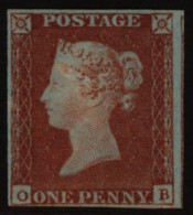 1841 1d Pale Red-brown OB, Clear To Large Margins O.g, A Fine Example, SG.9, Cat £675. - Altri & Non Classificati