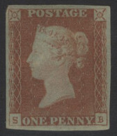 1841 1d Red Brown Pl.78 SB, With INVERTED 'S' Fine M With Full O.g. And Good To Large Margins. Mint Examples Rarely Seen - Otros & Sin Clasificación