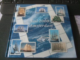 Sail Amsterdam 2000  Davo Boekje Nr 4  Met Zowel 1x Blokje En Ook De Losse Zegels - Other & Unclassified