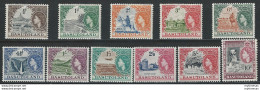 1954-58 Basutoland Pittorica 11v. MNH SG N. 43/53 - Altri & Non Classificati