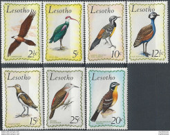 1971 Lesotho Birds 7v. MNH SG N. 204/10 - Lesotho (1966-...)