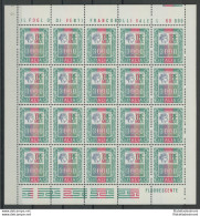 1978-79 Italia - Repubblica , N° 1440 , 3000 Lire Policromo , In Minifoglio Di - Complete Vellen