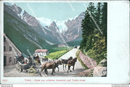 Bt129 Cartolina Trafoi Hotel Zur Schonen Aussicht Und Trafoi Hotel Bolzano - Bolzano (Bozen)